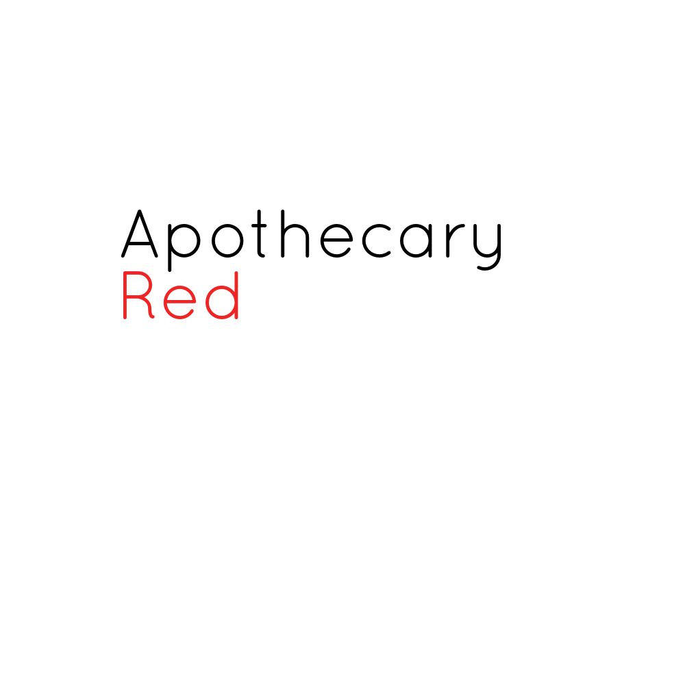 Apothecary Red